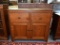 Early 19th C. Southern American Walnut Country Primitive Buffet Server