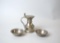 Small Kurt & Co Pewter Syrup & Two Syrup Serving Bowls