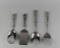 Four Wallace Silversmiths “Grand Baroque” Sterling Silver Serving Pieces