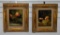 S. Pena (XX) Pair of Still Life Paintings, Oil on Canvas, Signed
