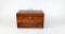 Vintage Cypress Box with Three Compartments