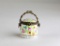 Roses Basket Hand Painted Porcelain Limoges Trinket Box
