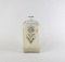 Antique Spirits Bottle with Worn Silver Overlay