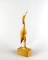 Vintage Signed Folk Art Hand Carved Heron / Crane Bird, Cherokee, NC 1972