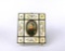 Delaroche (French, XIX-XX) Antique Miniature Portrait Painting of Napoleon, Piano Key Frame