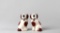 Pair of 2.75” Staffordshire Ware, Kent Spaniel Dogs