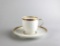 Martin China Limoges Gilt Garland Edge Teacup & Saucer, France