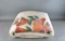 Vintage Birds & Hearts Quilt (107 x 94”) Peach, Green, White
