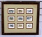 Framed Collection of Artist Signed US Dept. of the Interior Migratory Bird Hunting Stamps, 1970s