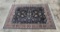 Magic Trademark Ishpahan Navy Blue Hand Tufted 8' x 11' 6” Rug