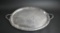 Drew & Sons Oval Silver Plated Two-Handled Serving Tray, England