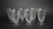 Six Fostoria American Footed Tumblers