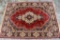 Red Persian Style Hand Tufted 7'10” x 11' 3” Rug
