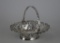 1767 Robert Makepeace II Sterling Silver Openwork Basket with Swing Handle, London