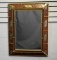 Contemporary South Cone Trading Co. Polychrome Glass and Gilt Metal Mirror