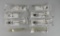 Set of 8 Wallace Silversmiths Grand Baroque Sterling Silver Cake Forks