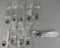 Set of 10 Wallace Silversmiths Grand Baroque Sterling Silver Child's Spoons or 5 'O Clock Spoons