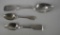Three Antique Sterling or Coin Silver Spoons