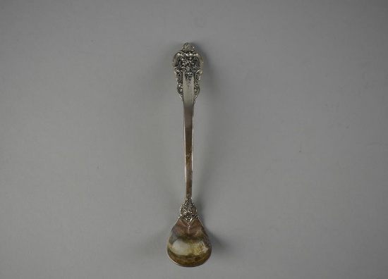 Wallace Silversmiths “Grand Baroque” Sterling Silver Mustard Spoon