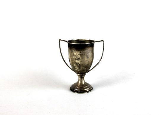 Small International Sterling Silver Loving Cup Trophy