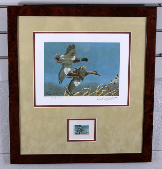 1979 SC Migratory Waterfowl Stamp Ltd. Ed. Print by Richard Plasschaert (9983/12950), Signed Stamp