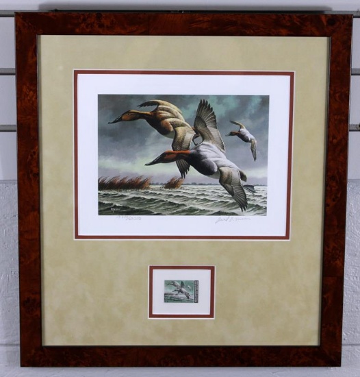 1982-83 Federal Duck Stamp Ltd. Ed. Print by David A. Maass (19383/22250), Artist Signed Stamp