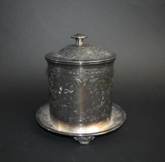 Silver Plated Tea Caddy, EPNS, England