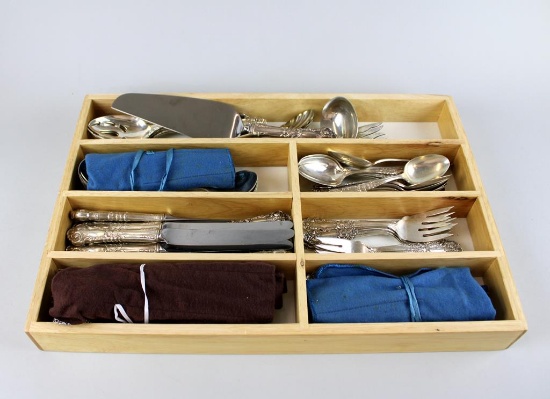 Set of Reed & Barton “French Renaissance” Sterling Silver Flatware, 66 Pieces