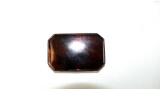 Antique Tortoise Shell and Silver Frame Snuff Box