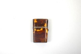 Antique Tortoise Shell Vinaigrette / Perfume Box with Glass Perfume Bottle