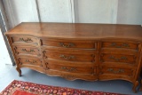 Vintage Heritage Furniture “Grand Tour” Continental Style Walnut Triple Dresser
