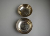 Pair of Sterling Silver Coin Dishes, German, Early 19th C.