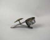 Antique Maple & Co Silver Plate Clip-On Ash Tray, London