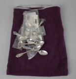 Nine Wallace Silversmiths “Grand Baroque” Sterling Silver Demitasse Spoons