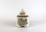 Asian Octagonal Porcelain Canister