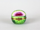 Watermelon Hand Painted Porcelain Limoges Trinket Box