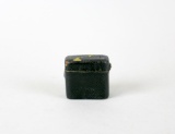 Old Leather Covered Match Box with Strike & Some Matches