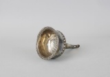 Antique Two-Piece Silver Plated Wine Strainer