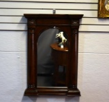 Contemporary American Empire Style Walnut Mirror