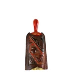 Vintage Valet / Whisk Brush in Leather Cloistercraft Case No. 7441