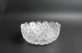 Cut Glass 9” Diameter Bowl