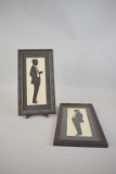 Pair of Framed Gents Silhouettes