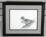 Art LaMay (American, b. 1938) ”Santee Delta Pintail” 1988/89 SCWA Duck Stamp Drawing