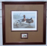 1991 United Kingdom First of Nation Duck Stamp Ltd. Ed. Print by Daniel Smith (1814/6000)