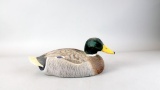 Old Carolina Decoy Company Carved Mallard Drake, Signed Joe Ravello and Spenser '83