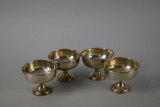 Four Preisner Weighted Sterling Silver Footed Cups