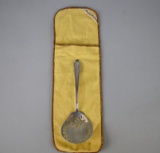 International Sterling Silver “Minuet” Tomato Server with “P” Monogram with Silver Cloth