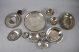 Lot of Twelve Miscellaneous Pieces of Sterling Silver Hollow Ware