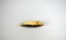 Revolutionary War Soldier's Carved Horn Personal Salt or Medicine Box, Threaded Top