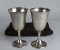 Pair of Vintage Sterling Silver Goblets